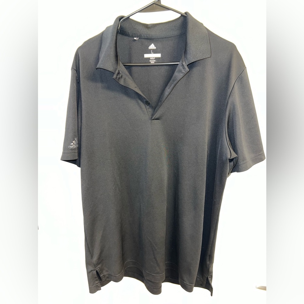 Black Adidas Golf Polo Size L